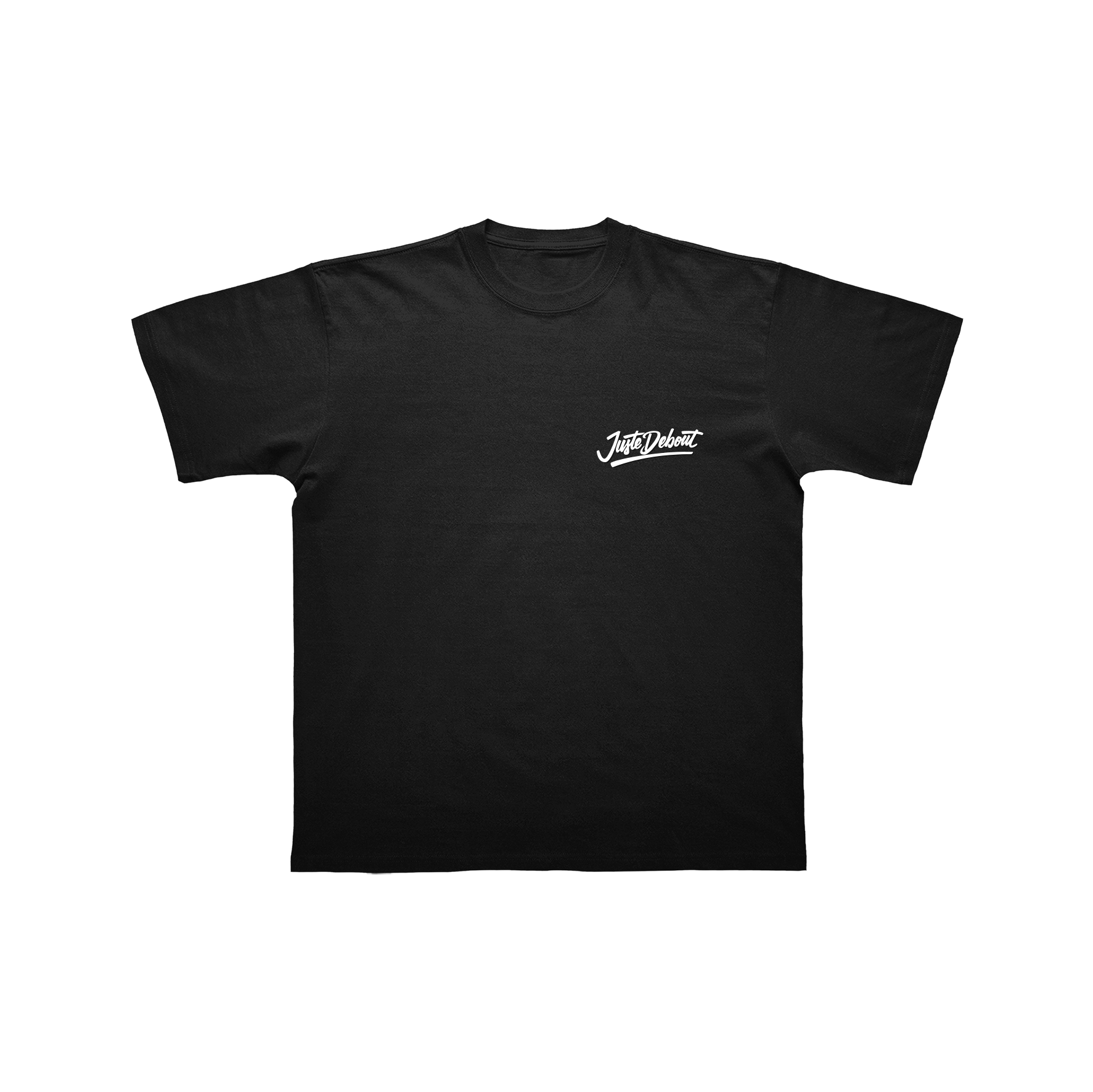 T-SHIRT "JUSTE DEBOUT" - NOIR/COLOR