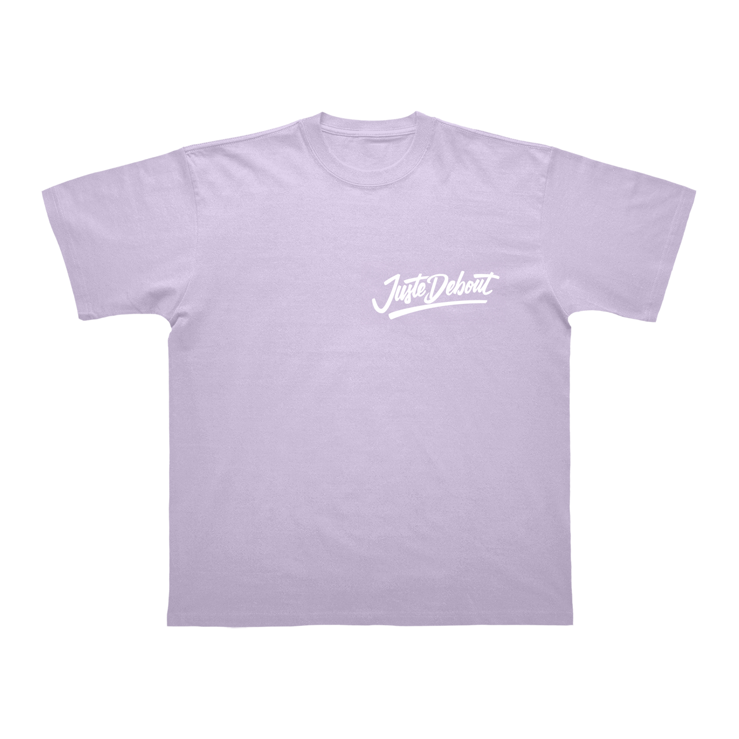 T-SHIRT "JUSTE DEBOUT" - LILAS